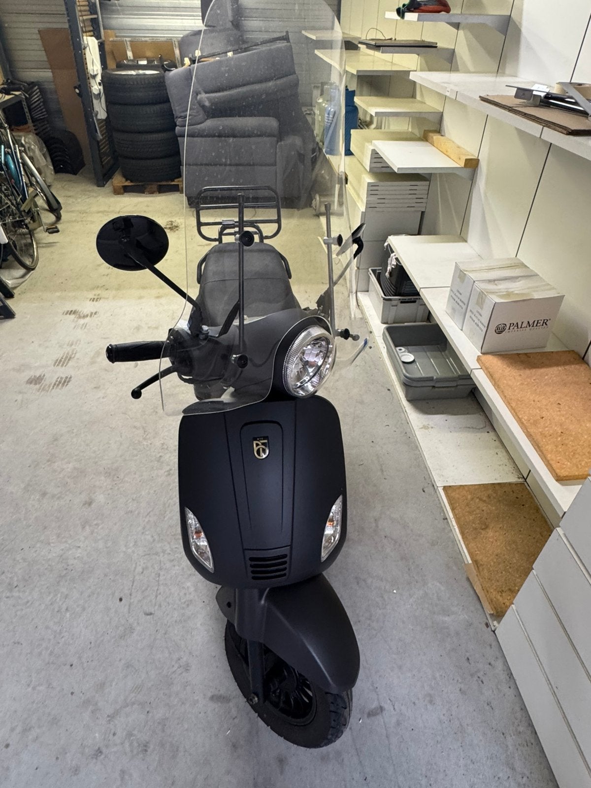 BTC Riva mat zwart, Fietsen en Brommers, Snorfietsen en Snorscooters, Zo goed als nieuw, Benzine, Ophalen, Overige merken