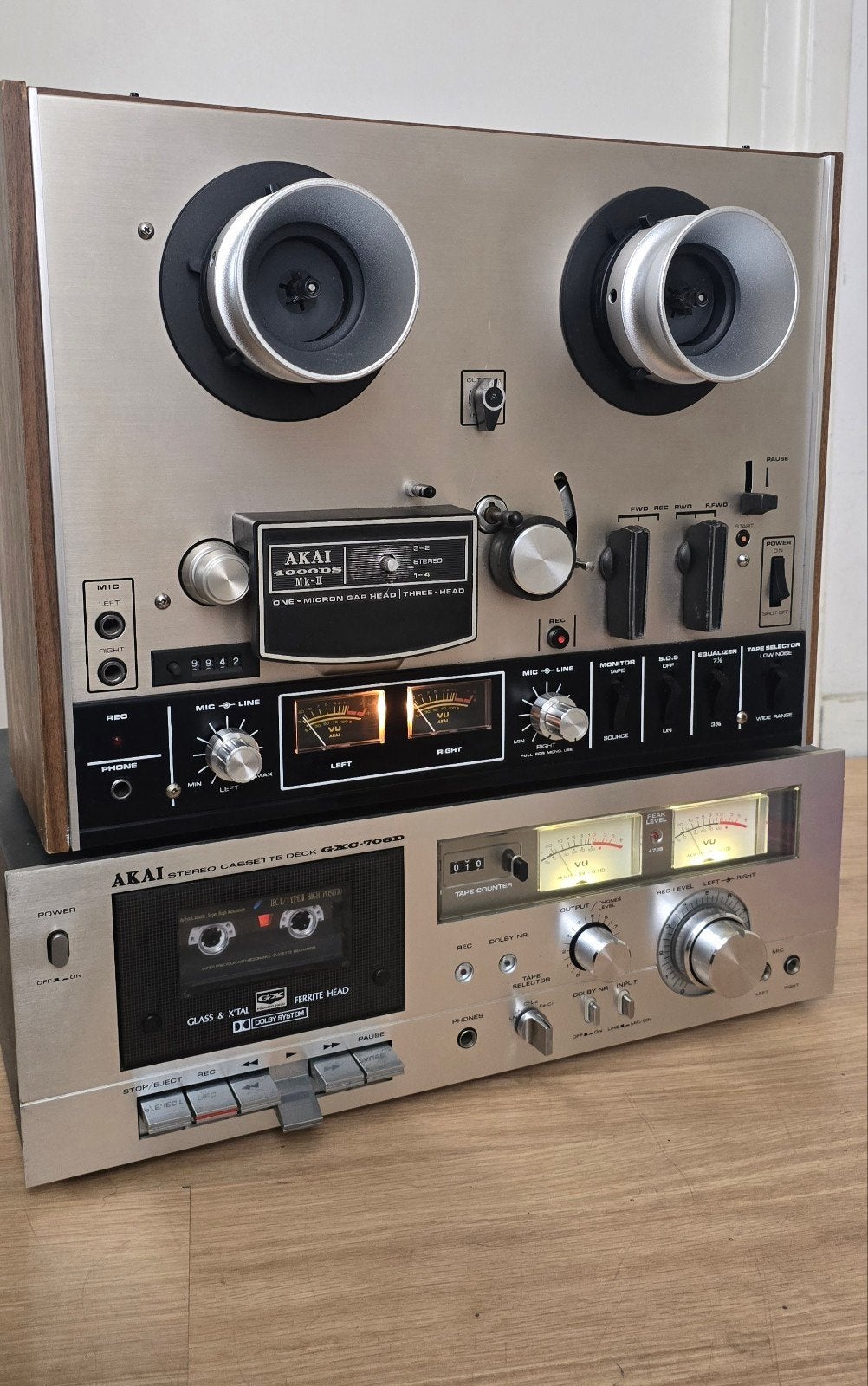 Akai 4000DS MK-II Bandrecorder & GXC-706D Cassettedeck, Ophalen, Bandrecorder