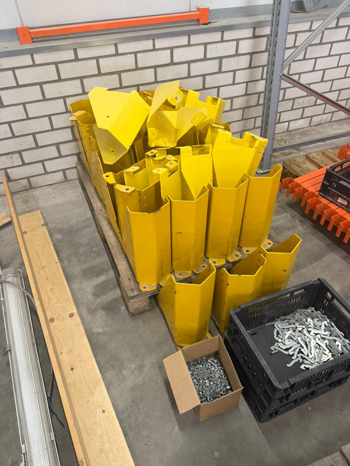 Palletstelling / Magazijnstelling – ca. 5 meter hoog, Ophalen