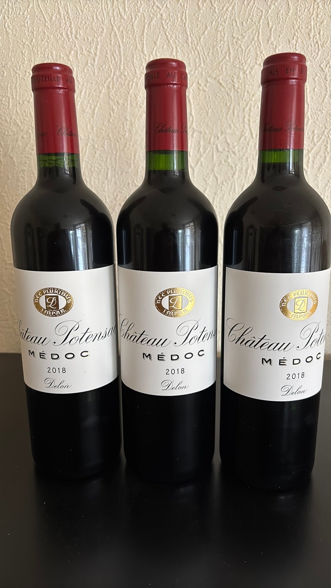 3x Chateau Potensac 2018, medoc, Ophalen of Verzenden