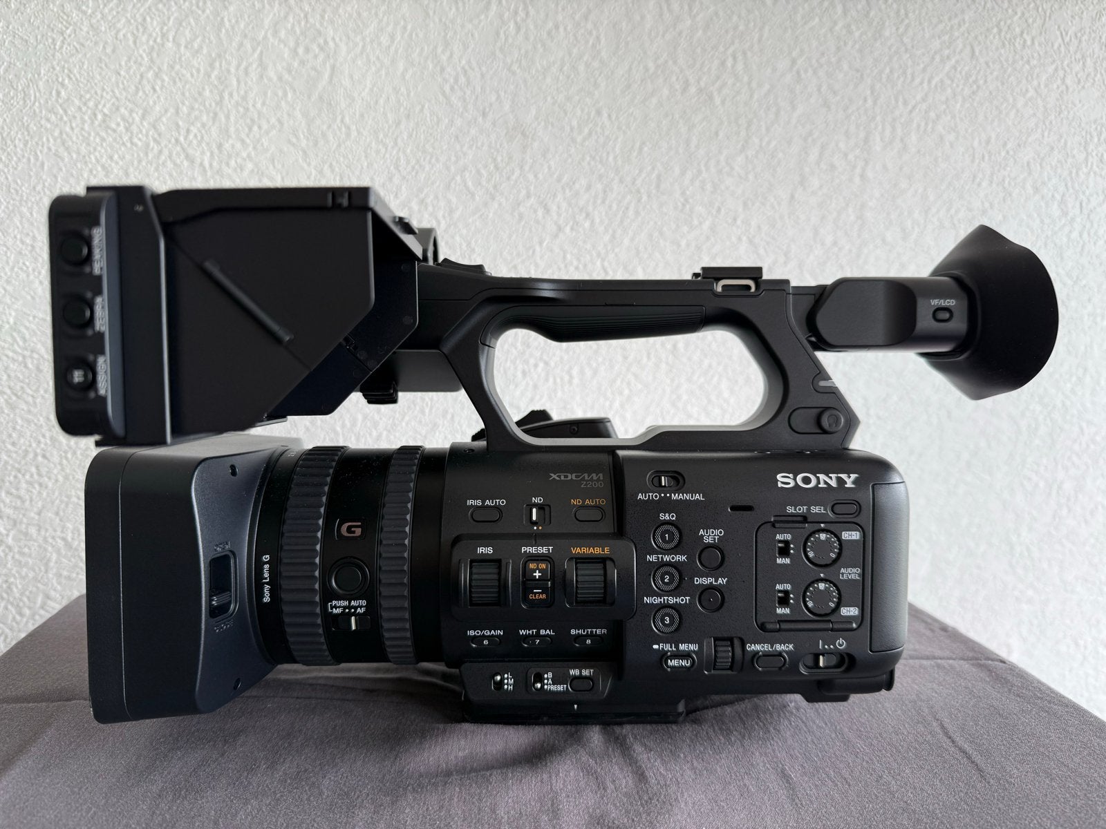 Sony PXW-Z200 4K Videocamera met uitgebreide accessoires., Ophalen, Full HD, 20x of meer, Zo goed als nieuw