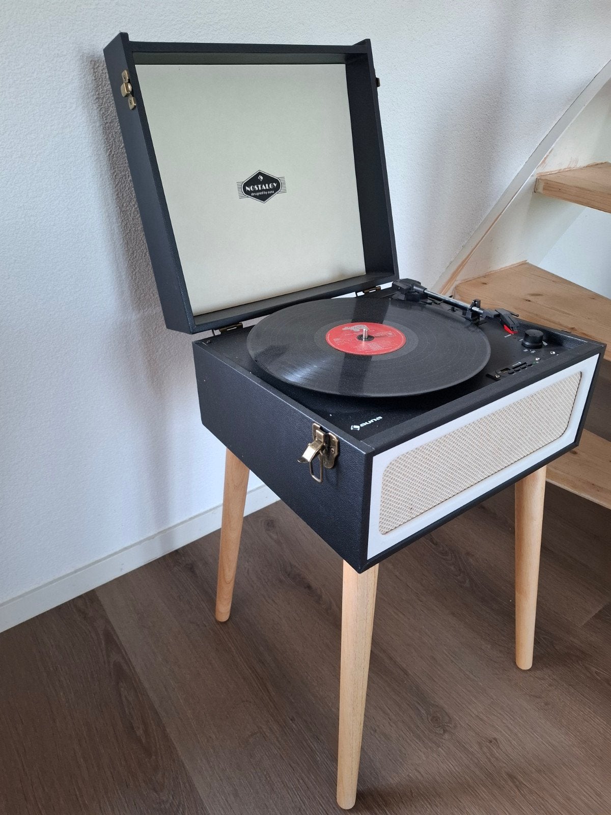 Nostalgische Platenspeler met Stand - Zo goed als nieuw, Ophalen of Verzenden, Zo goed als nieuw, Platenspeler, Overige merken