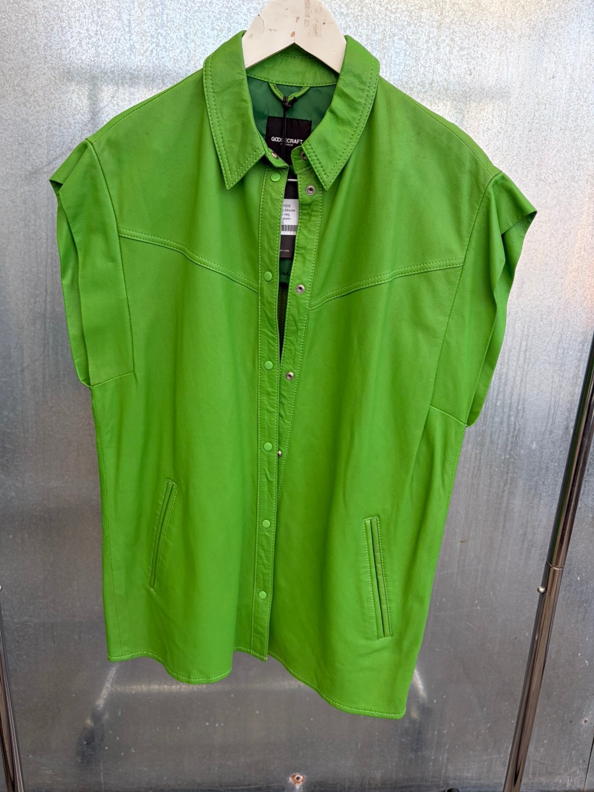 Goosecraft gilet jacket xs groen €299,95, Ophalen of Verzenden, Zo goed als nieuw, Maat 34 (XS) of kleiner, Groen