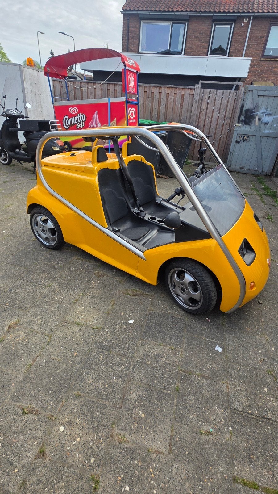 scootercar buzz 175cc, Ophalen