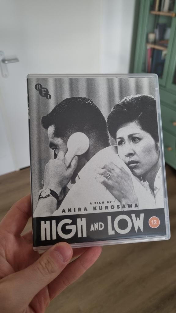 High and Low Blu-ray - Akira Kurosawa Klassieker, Ophalen of Verzenden, Zo goed als nieuw, Klassiekers