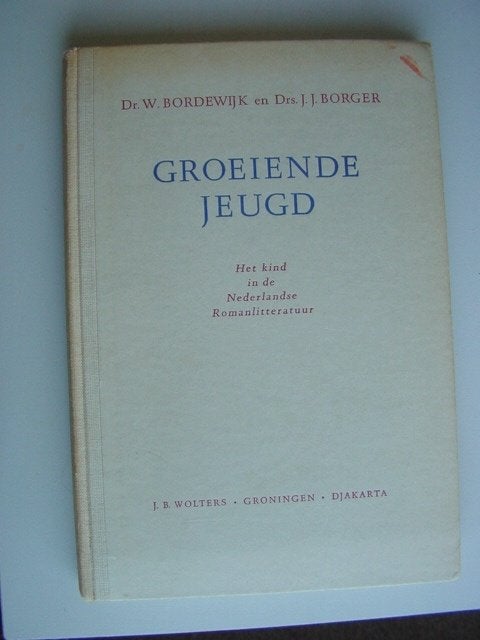Groeiende Jeugd, het kind in de Nederlandse Romanliteratuur, Ophalen of Verzenden, Alpha, Gelezen, HBO