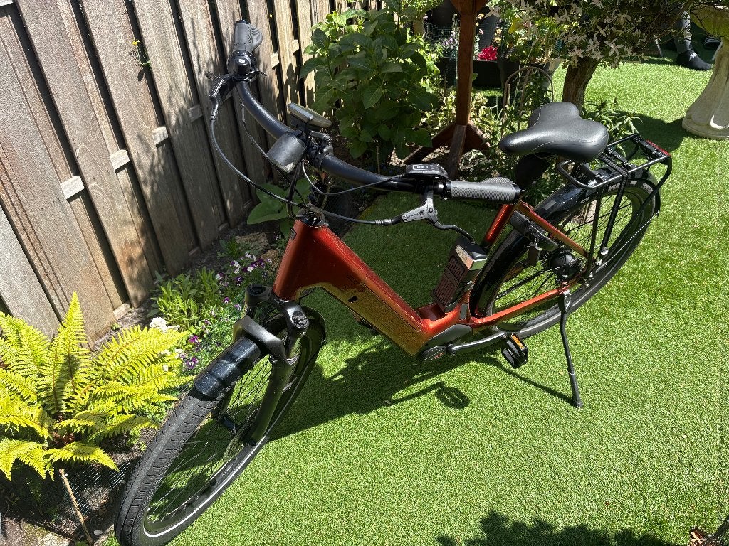 Trek district+4 lowstep 545 WH, Fietsen en Brommers, Elektrische fietsen, Zo goed als nieuw, 50 km per accu of meer, 55 tot 59 cm