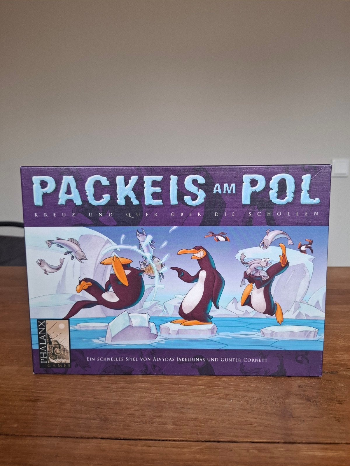 Packeis am Pol – Pinguïn bordspel – Phalanx Games, Een of twee spelers, Ophalen of Verzenden, Zo goed als nieuw, Phalanx Games