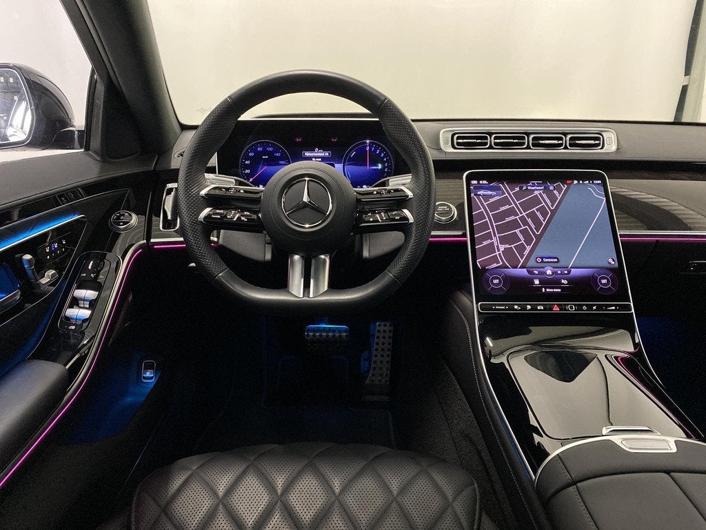 Mercedes-Benz S-klasse 580 e 4MATIC Lang AMG Line 4 Wiel bes, Auto's, Mercedes-Benz, Gebruikt, 510 pk, Met garantie (alle), Zwart