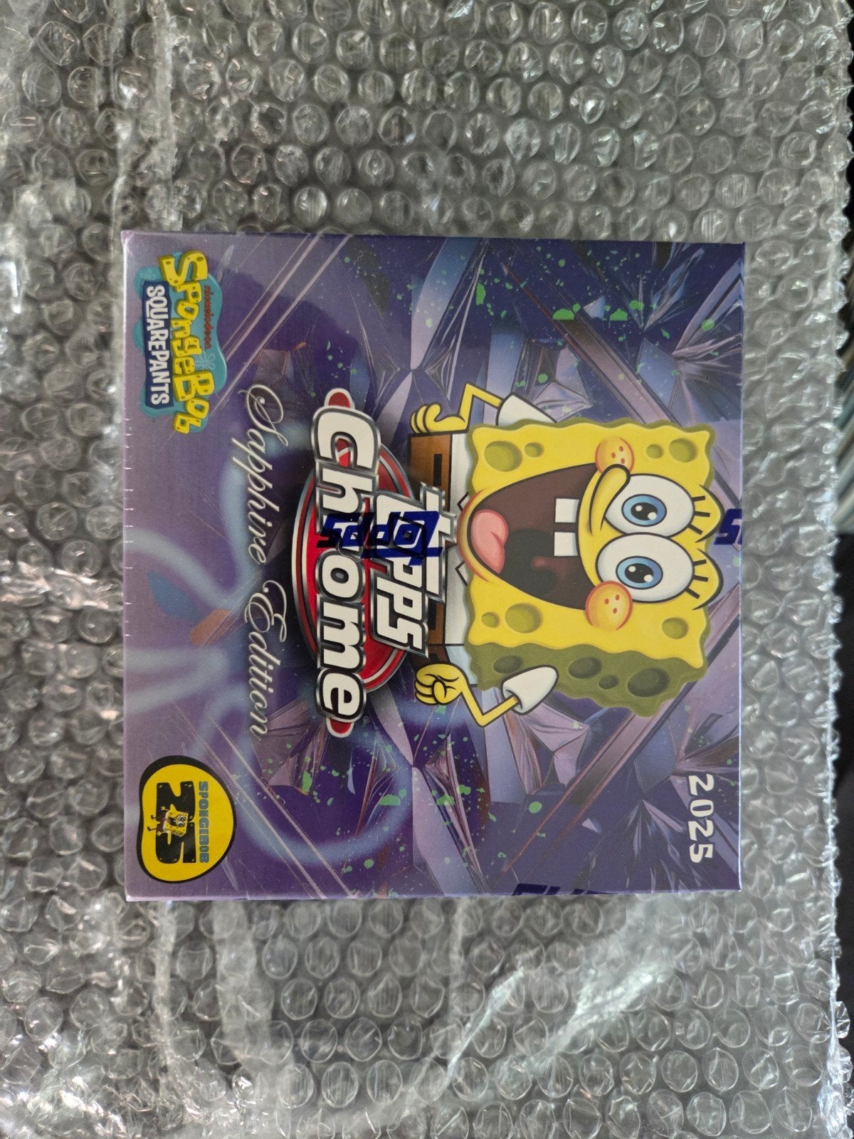 2025 Topps Chrome Sapphire Edition SpongeBob SquarePants 25t, Verzamelen, Ophalen of Verzenden