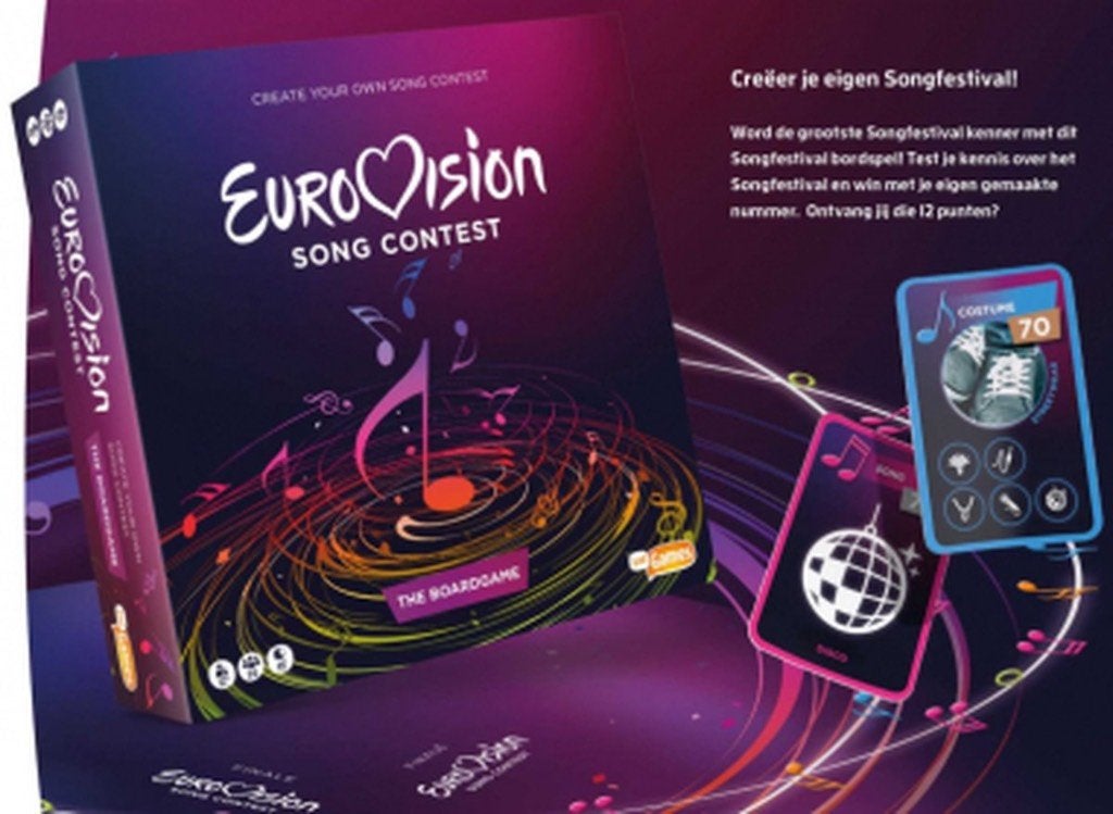 Eurovision Song Contest boardgame, Vijf spelers of meer, Ophalen of Verzenden, Zo goed als nieuw, Just Games