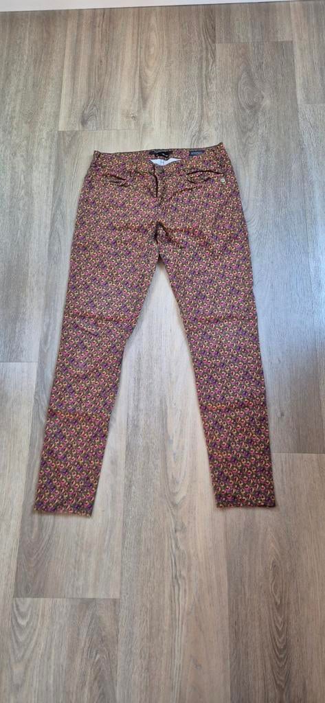 Mid rise skinny, scotch & soda, bewerkt, maat 28/32, 1 keer, Paars, Scotch & Soda, Ophalen of Verzenden, Zo goed als nieuw