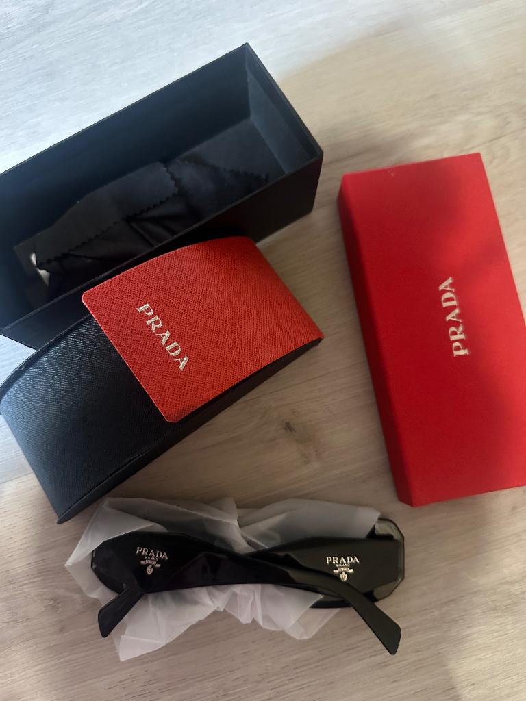 Prada zonnebril, Zonnebril, Prada, Zwart, Nieuw