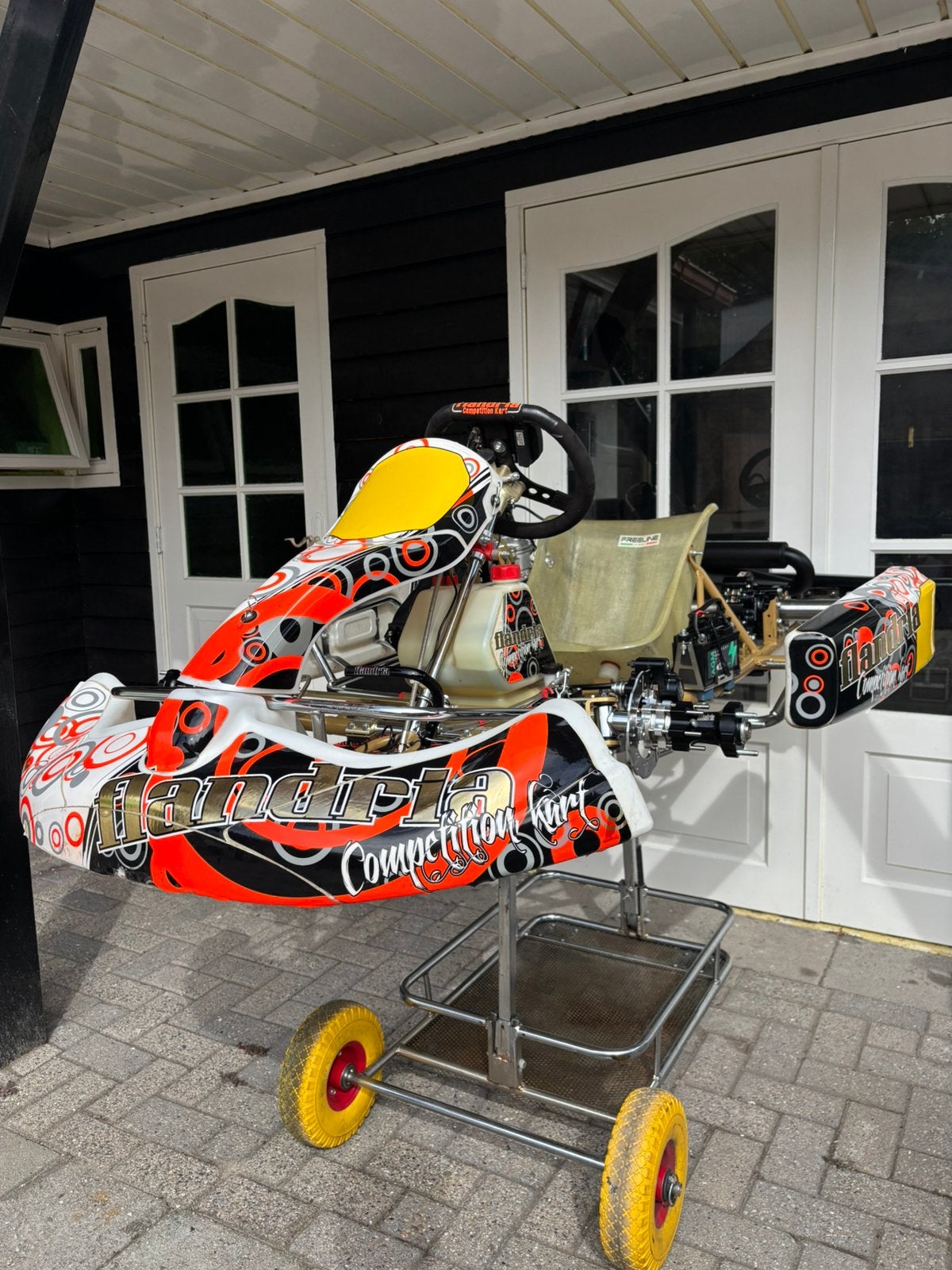 Flandria Kart Rotax Max Evo Senior 125 automaat ZGAN, Sport en Fitness, Ophalen, Zo goed als nieuw, Kart