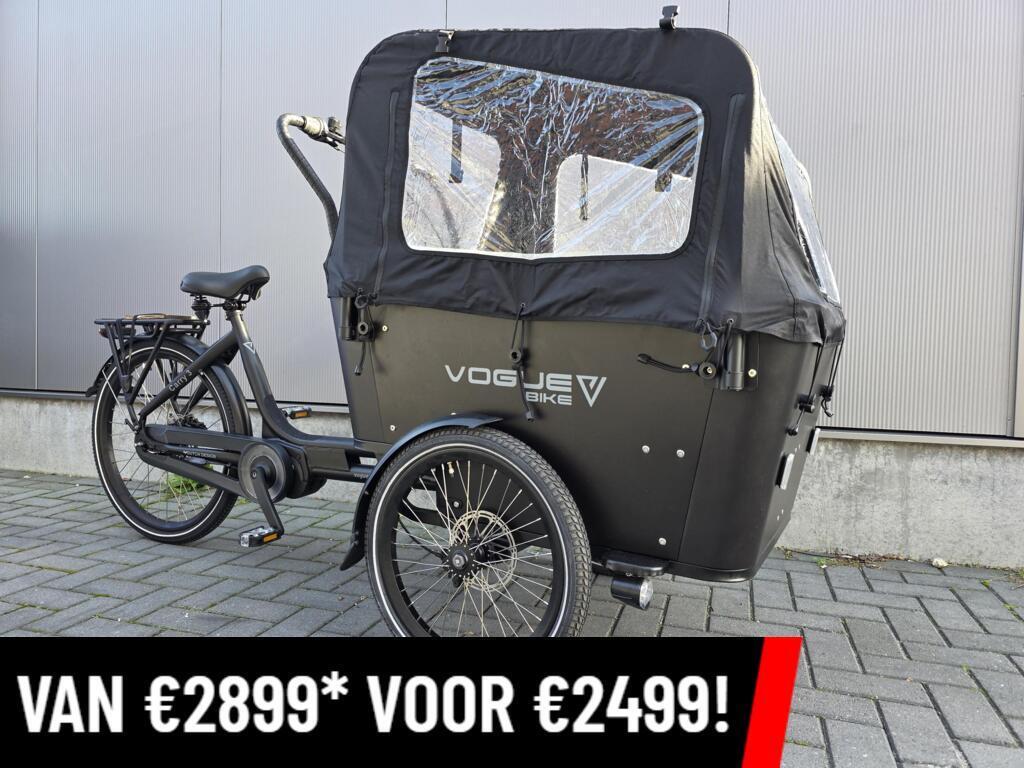 NIEUW Vogue Carry 3 Middenmotor Luxe elektrische bakfiets, Oosteinderweg 247b, 1432 AT Aalsmeer, Info@voguebike.com, Nieuw, Ophalen of Verzenden