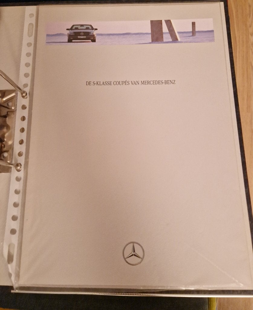 Folders Mercedes S-Klasse (verschillende generaties), Ophalen of Verzenden, Zo goed als nieuw, Mercedes