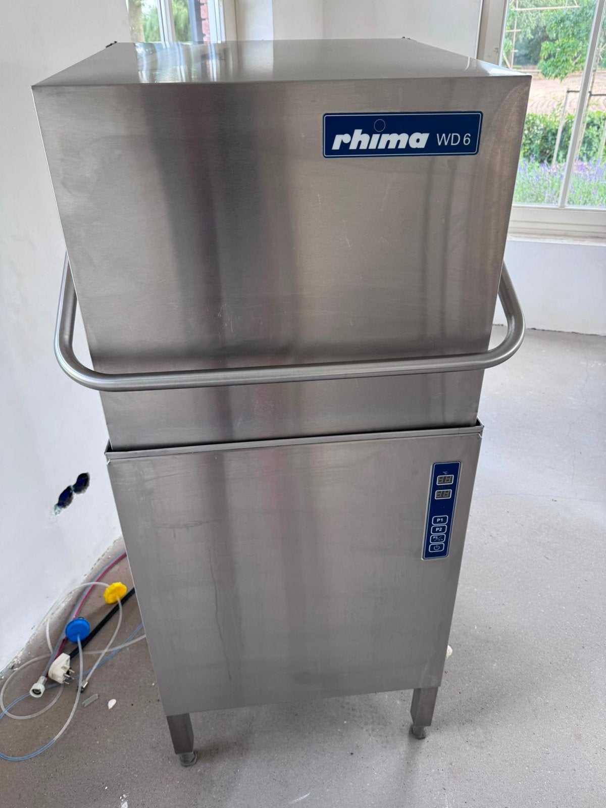 Rhima WD 6 professionele doorschuifvaatwasser, Ophalen, Gebruikt