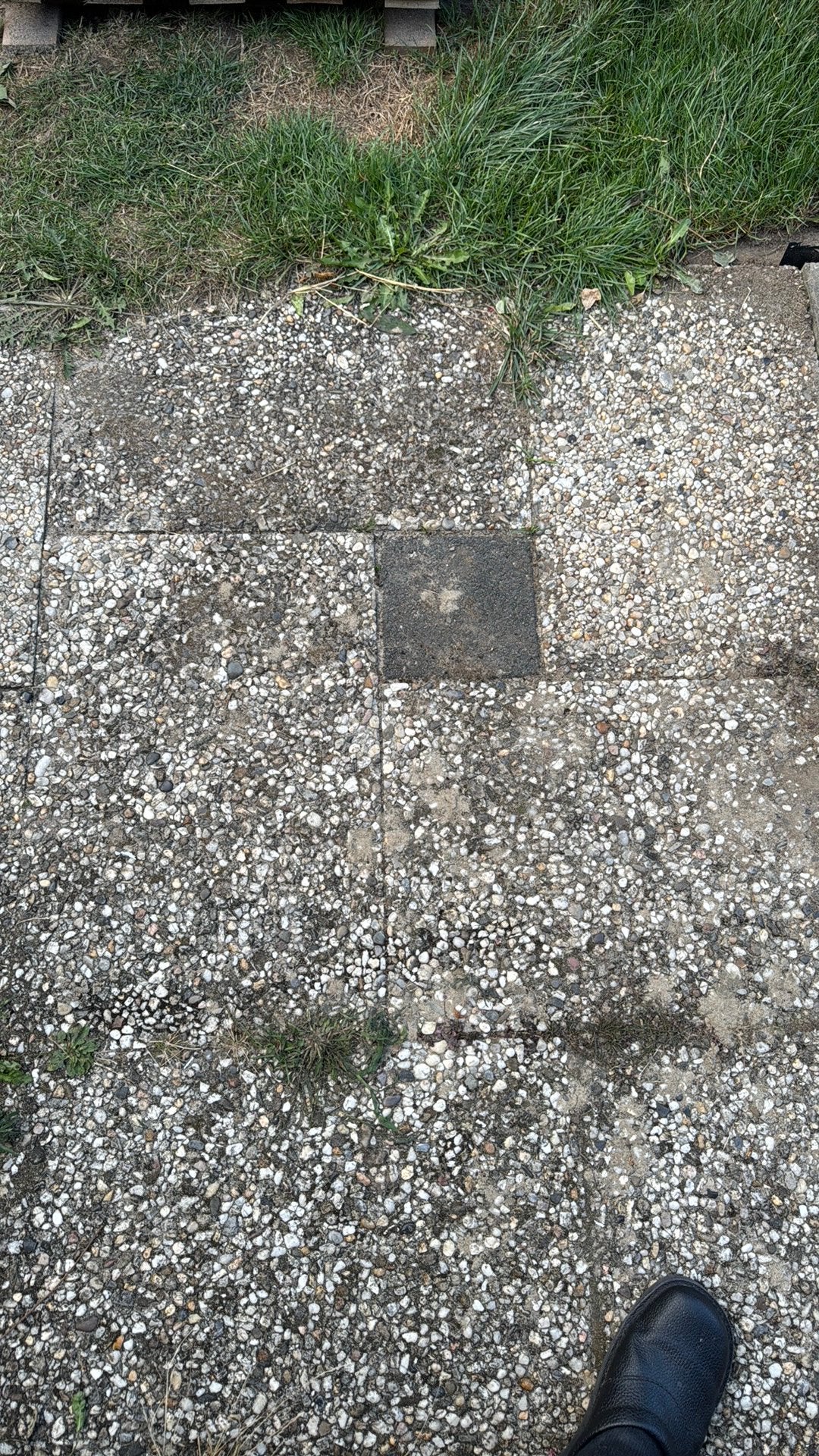 Gratis 60x40cm grindtegel met pas tegels (ongeveer 25m2), Ophalen, Gebruikt, Overige typen, 10 m² of meer
