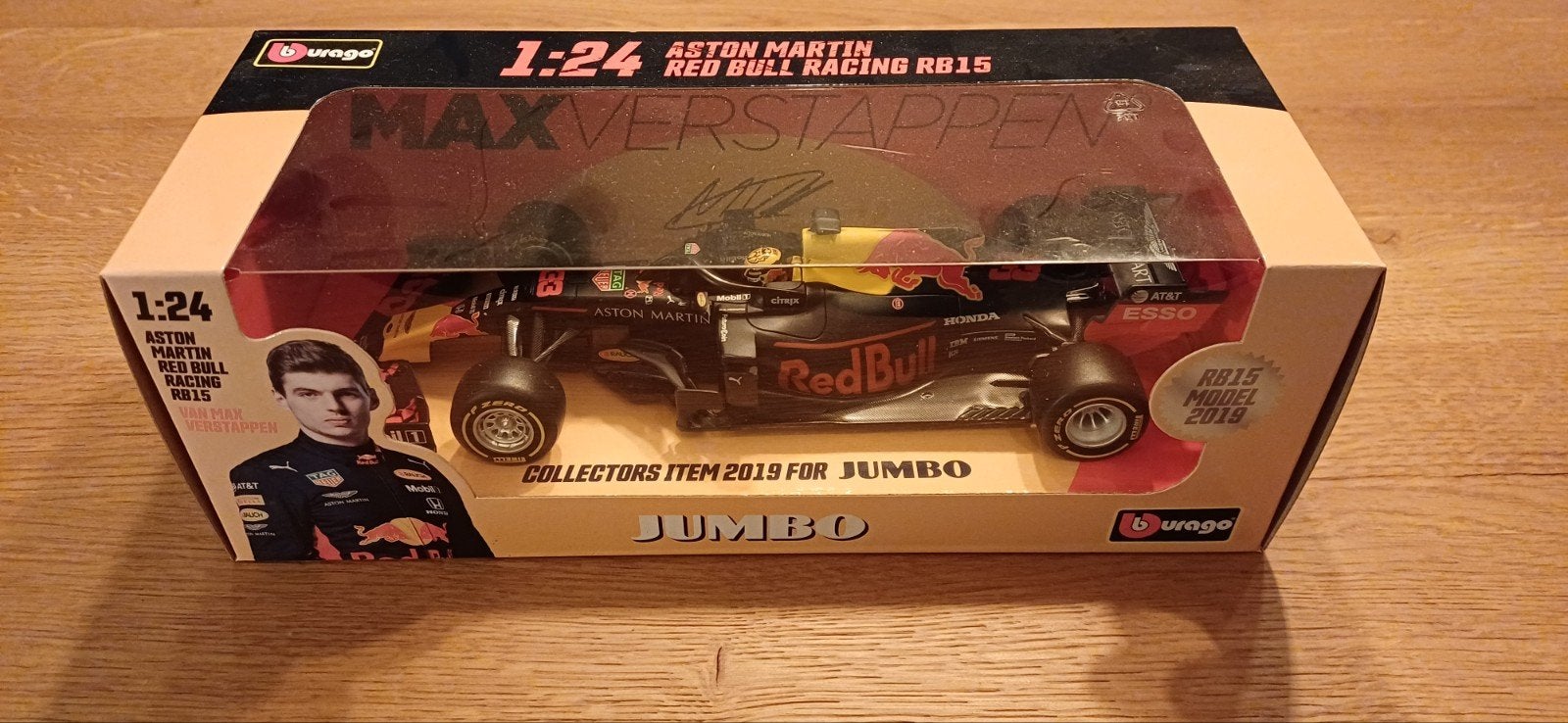 Bburago 1:24 Red Bull Racing RB15 Max Verstappen, Ophalen of Verzenden, Nieuw, Auto