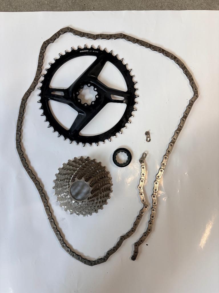 wielrennen SRAM 46T - X-sync incl. Voorblad en ketting, Ophalen, Zo goed als nieuw, Overige typen