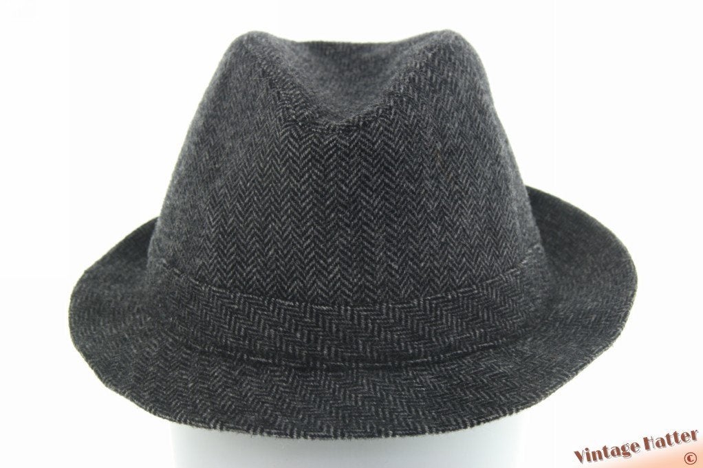 Vintage Vissershoed trilby Wegener grijs visgraat 56, Kleding | Heren, Wegener, Hoed, Ophalen of Verzenden, 57 cm (M, 7⅛ inch) of minder