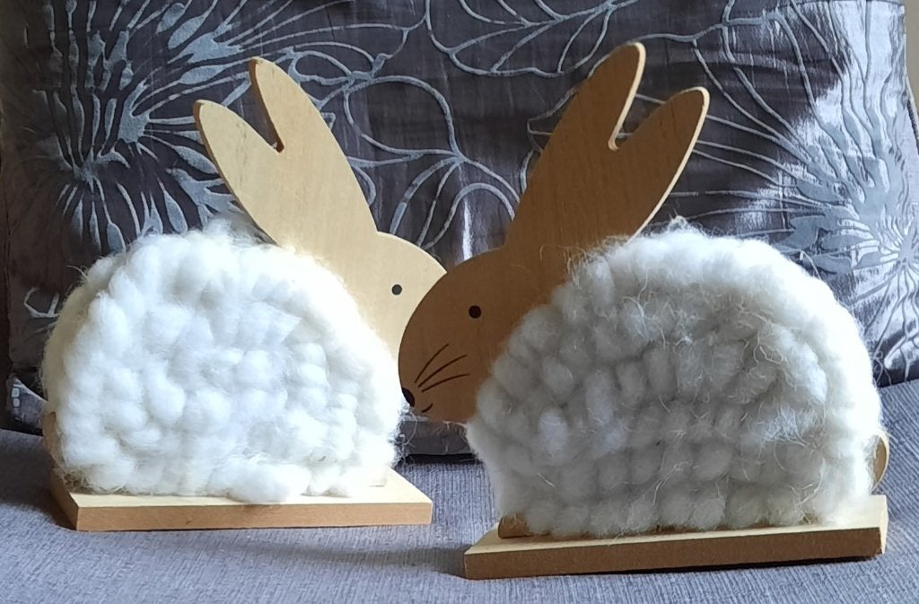 Houten konijn/haas voor decoratie (pasen, paashaas), Ophalen of Verzenden