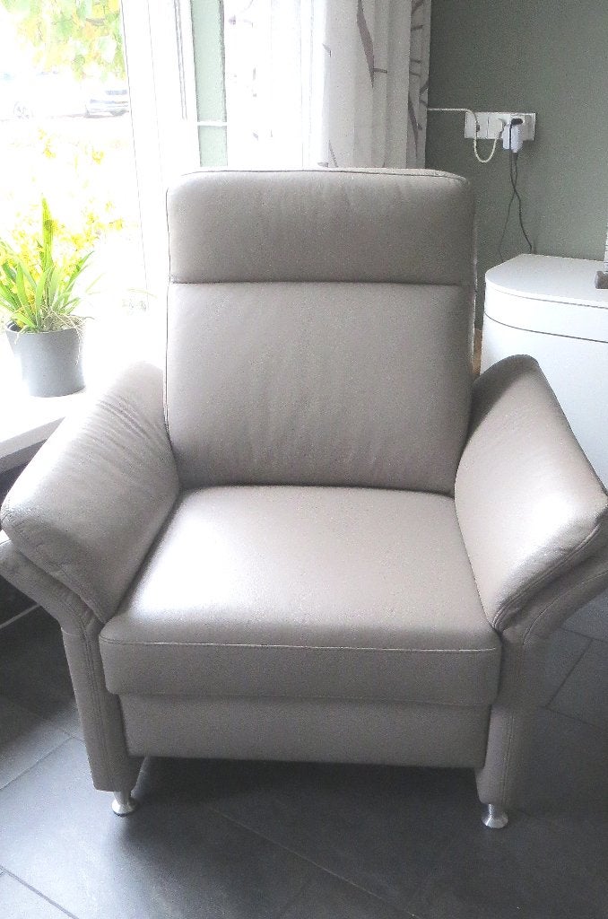Top lederen bankstel 2 ½ zit met 2 fauteuils, Ophalen, Gebruikt, Overige maten, 150 tot 200 cm