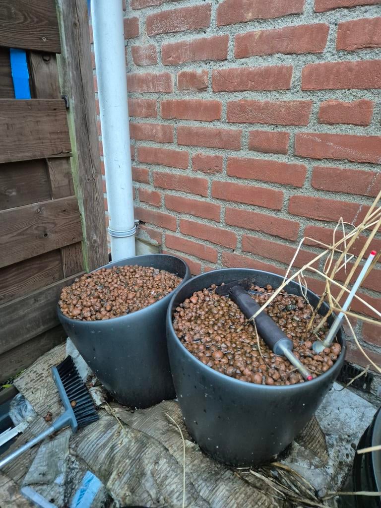 Bloempotten voor de tuin, Tuin en Terras, Grind, Keien en Split, Ophalen of Verzenden, Nieuw, Antraciet