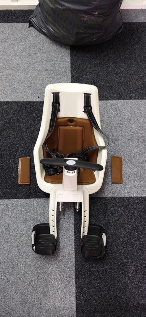 Bobike voorzitje incl. adapter en windscherm, Ophalen of Verzenden, Gebruikt, Voorzitje, Bobike