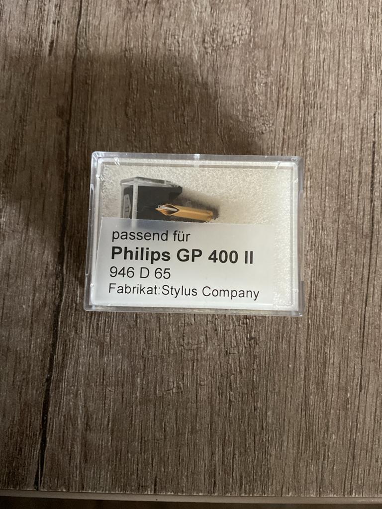 Philips GP 400 II Naald - Nieuw in doos, Audio, Tv en Foto, Platenspelers, Ophalen of Verzenden, Nieuw, Platenspeler-onderdeel