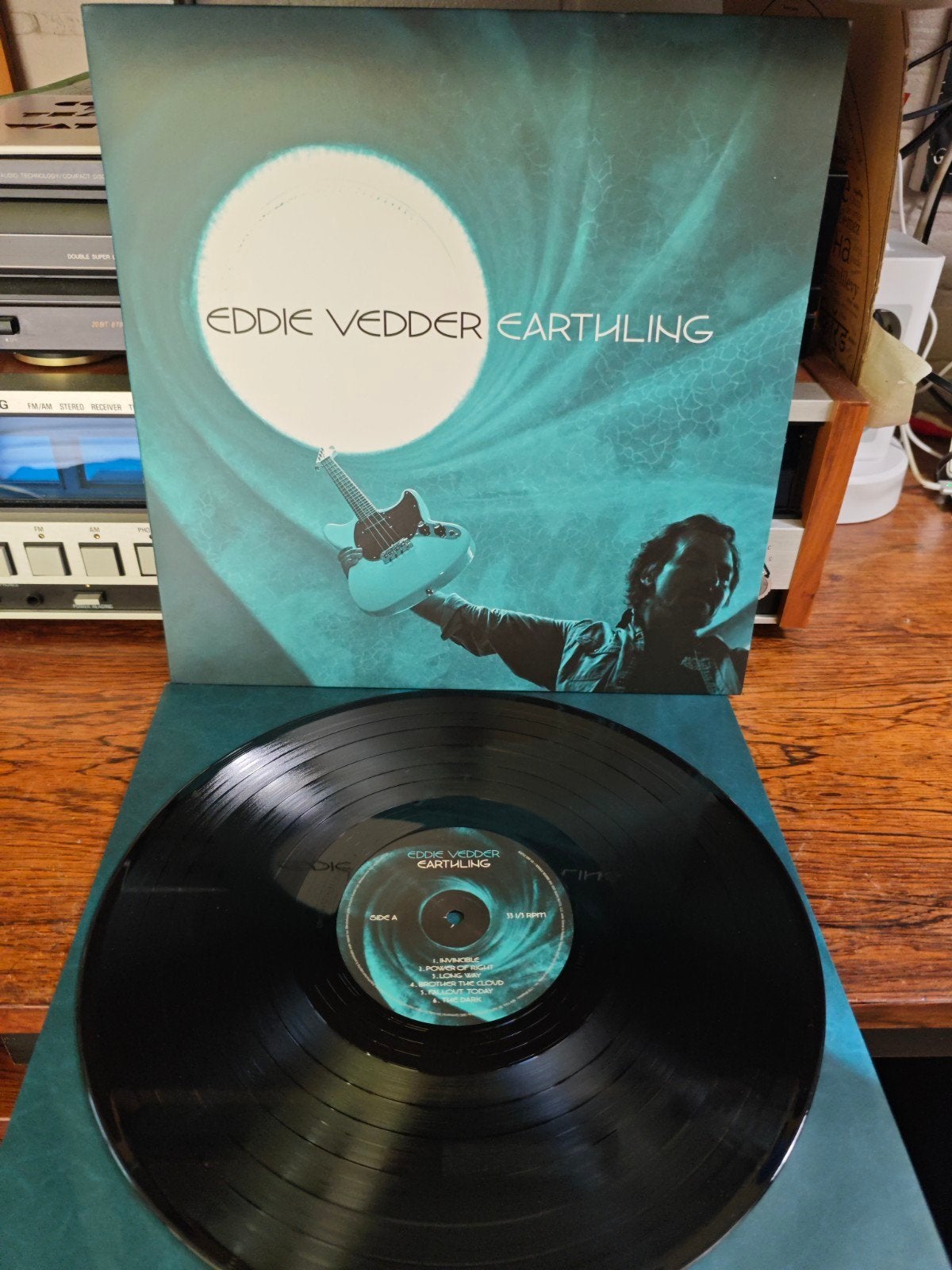 Eddie Vedder - Earthling LP (Zo goed als nieuw), LP, Inclusief boekje, Ophalen of Verzenden, Zo goed als nieuw
