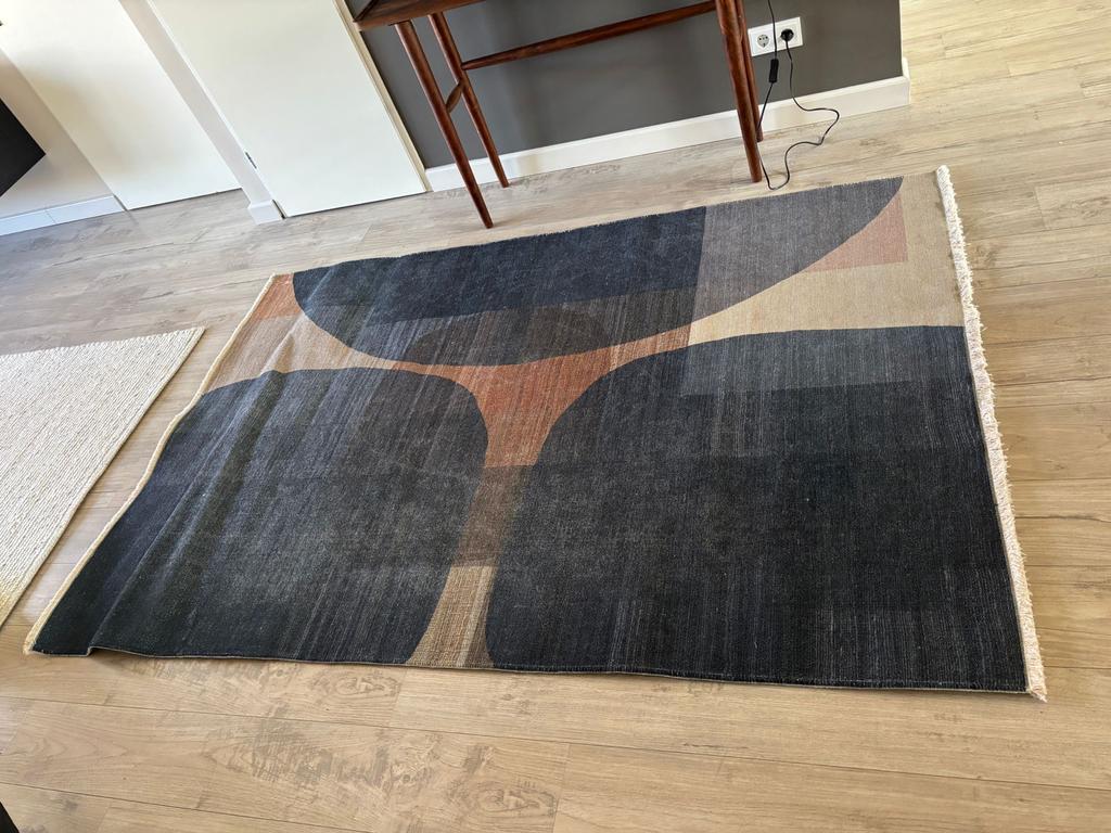 Muurkleed / carpet van Coco Maison, Huis en Inrichting, Stoffering | Tapijten en Kleden, Ophalen, Blauw, 150 tot 200 cm, Rechthoekig