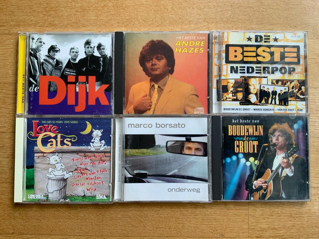 NEDERPOP CD's: De Dijk, Hazes, Boudewijn de Groot, Borsato, Cd's en Dvd's, Ophalen of Verzenden, Zo goed als nieuw, Pop