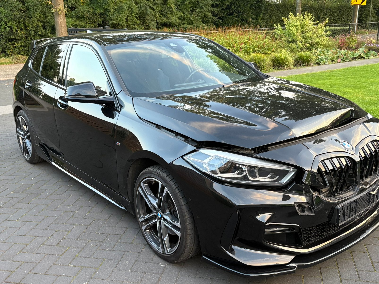 Bmw 118I, High Exclusive, M-Sport, Kuipstoelen, Auto diversen, Zwart, Benzine, BMW, 1499 cc