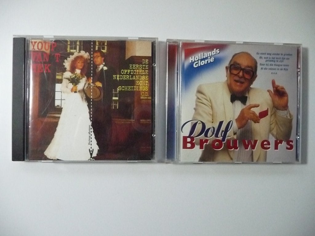 CD YOUP VAN T'HEK en CD DOLF BROUWERS, Cd's en Dvd's, Ophalen of Verzenden, Gebruikt, Overige genres