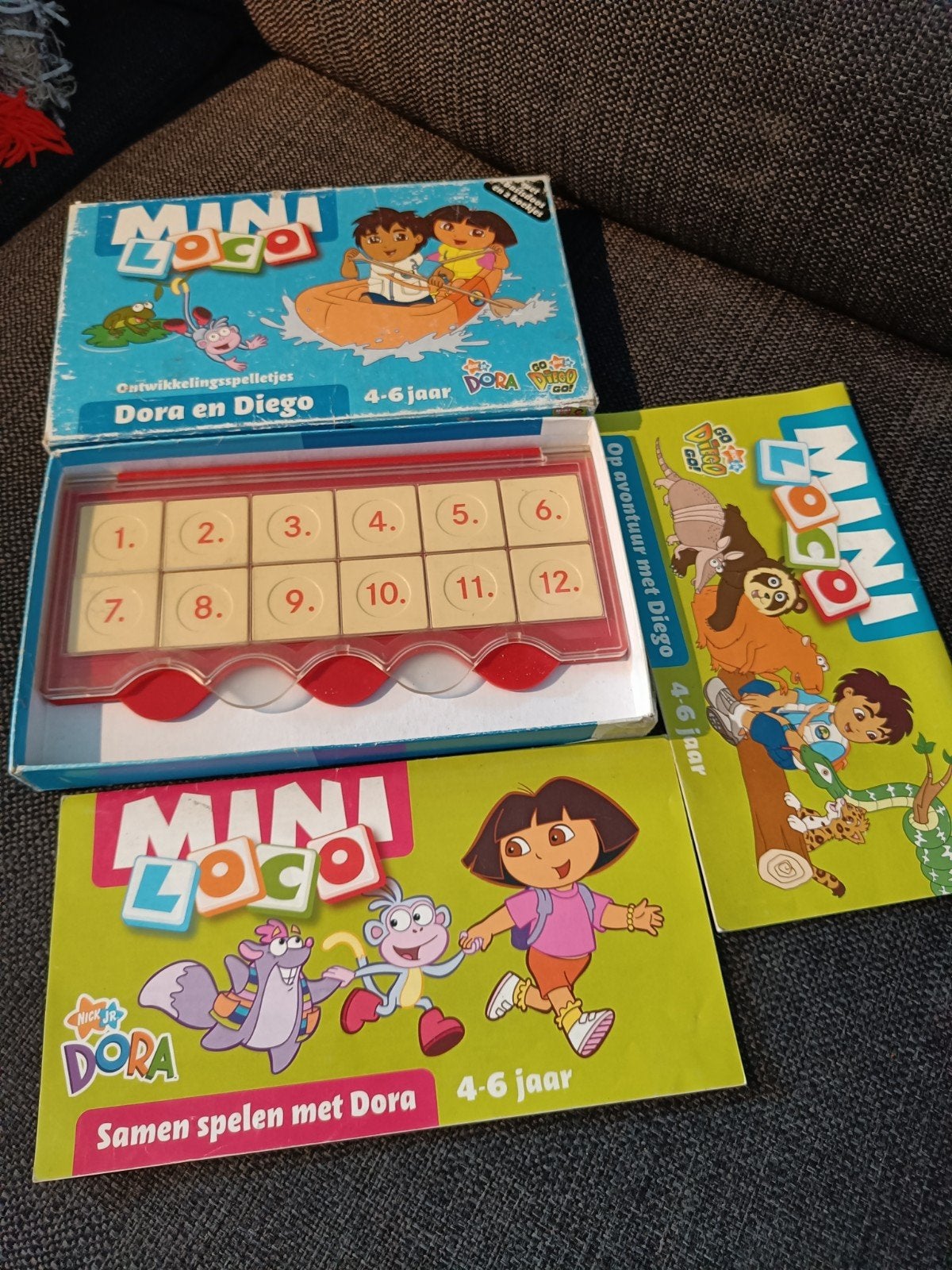 Mini Loco Dora en Diego ontwikkelingsspelletjes, Ophalen of Verzenden, Gebruikt, Taal en Lezen