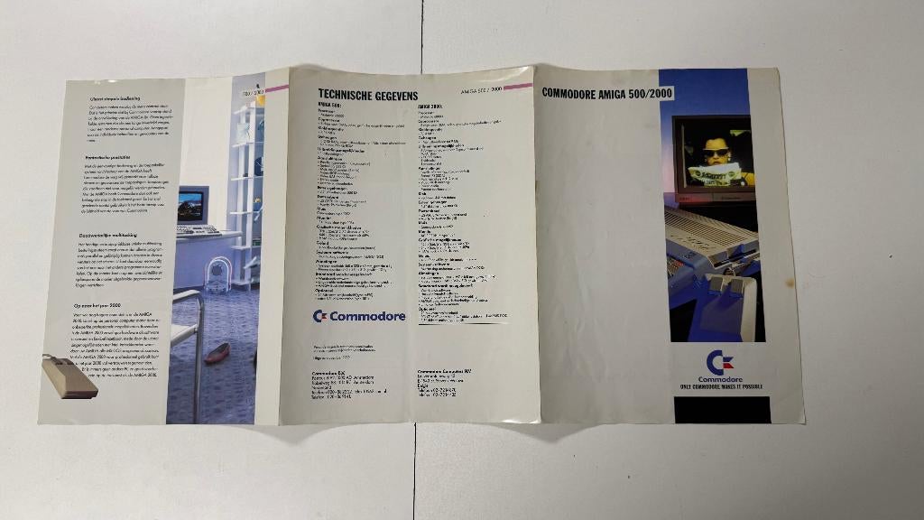 Folder Commodore Amiga 500 2000, Computers en Software, Vintage Computers, Ophalen of Verzenden, Commodore Amiga