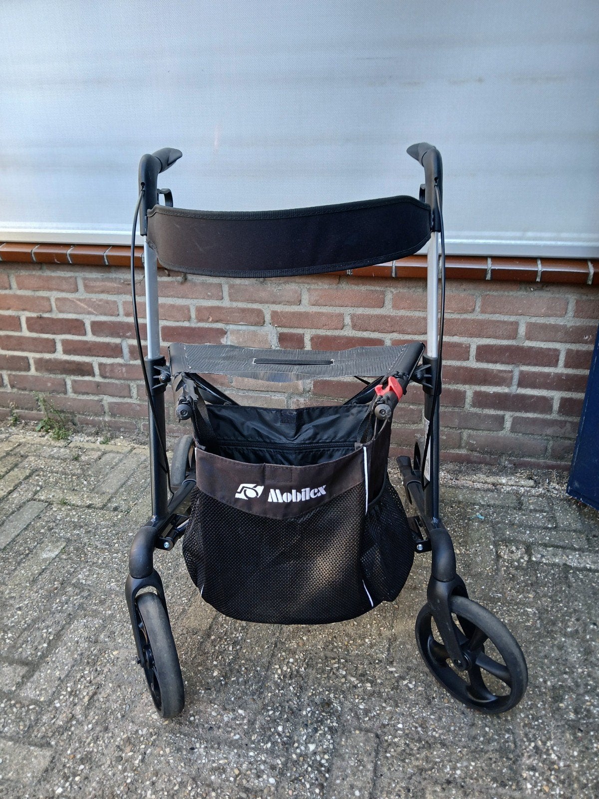 Mobilex leopard rollator, Ophalen, Opvouwbaar, Gebruikt