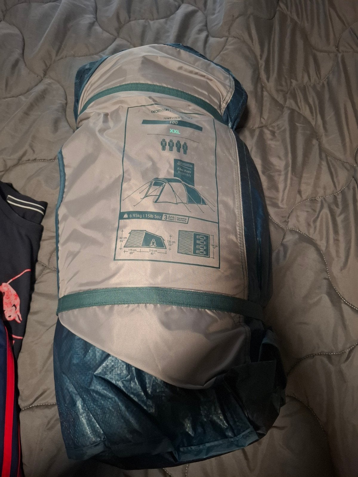 Decathlon Quechua Tent 4-persoons XXL - 6.95kg, Ophalen of Verzenden, Zo goed als nieuw, Tot en met 4