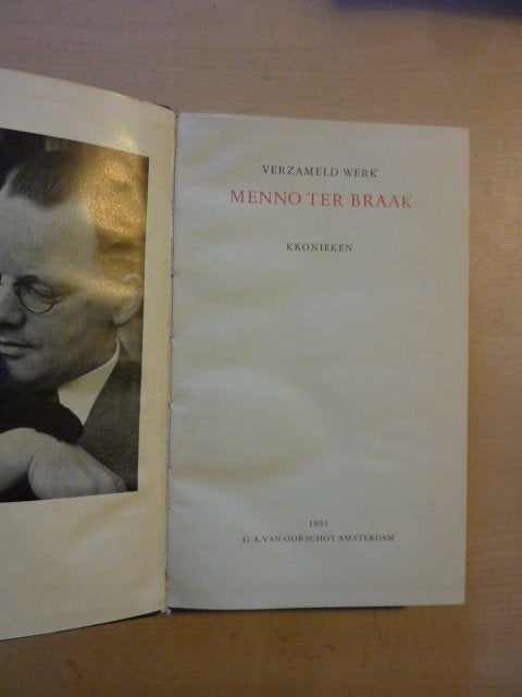 Menno ter Braak - Verzameld werk 7, Verzenden, Gelezen