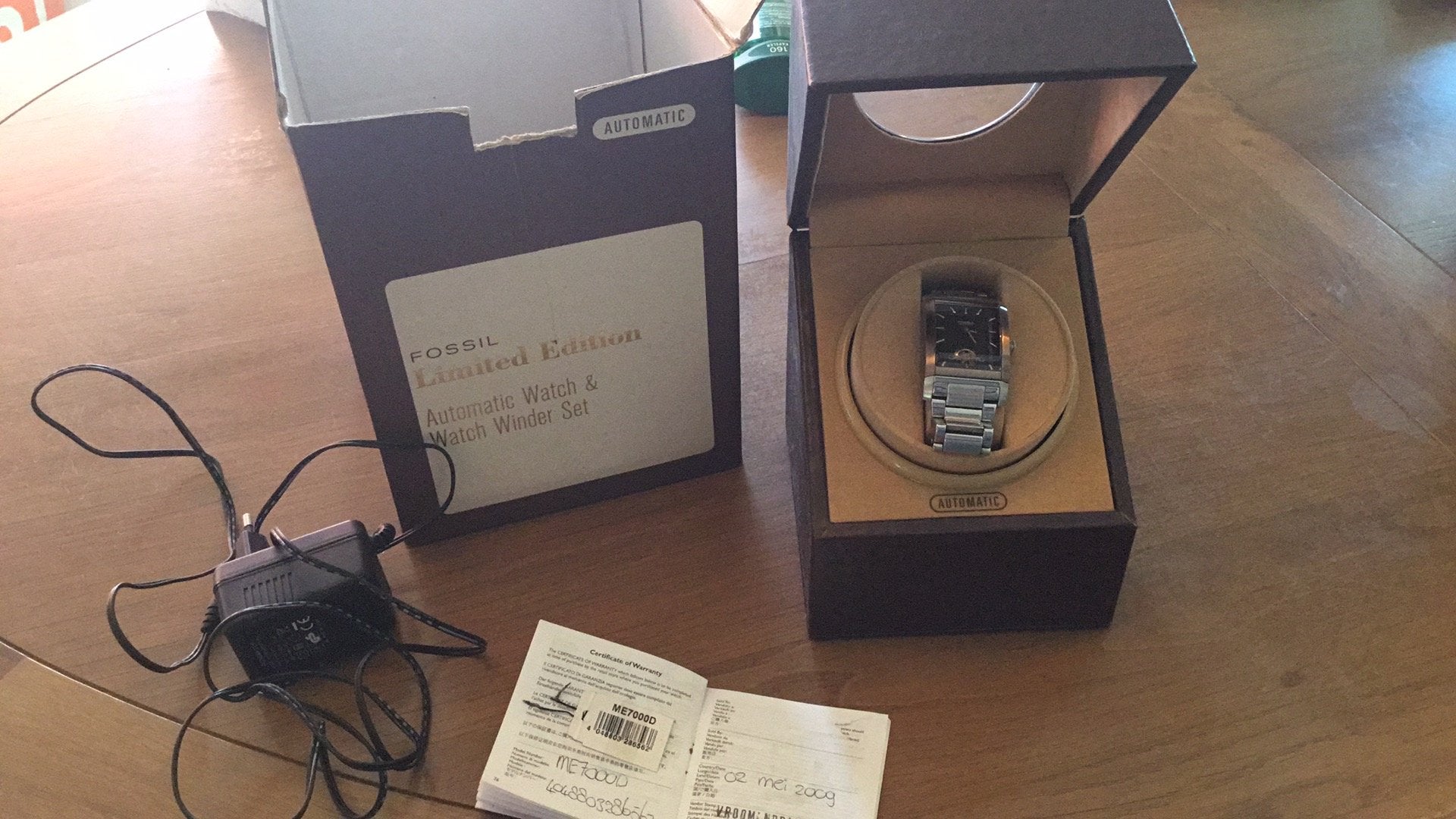 Vintage Fossil herenhorloge Limited edition, Ophalen of Verzenden, Zo goed als nieuw