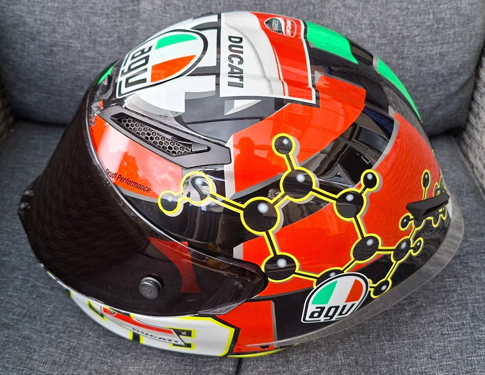 ❗️AGV Corsa R Iannone Limited edition (30/1500 wereldwijd) L, Motoren, Ophalen of Verzenden, L, Tweedehands, Integraalhelm