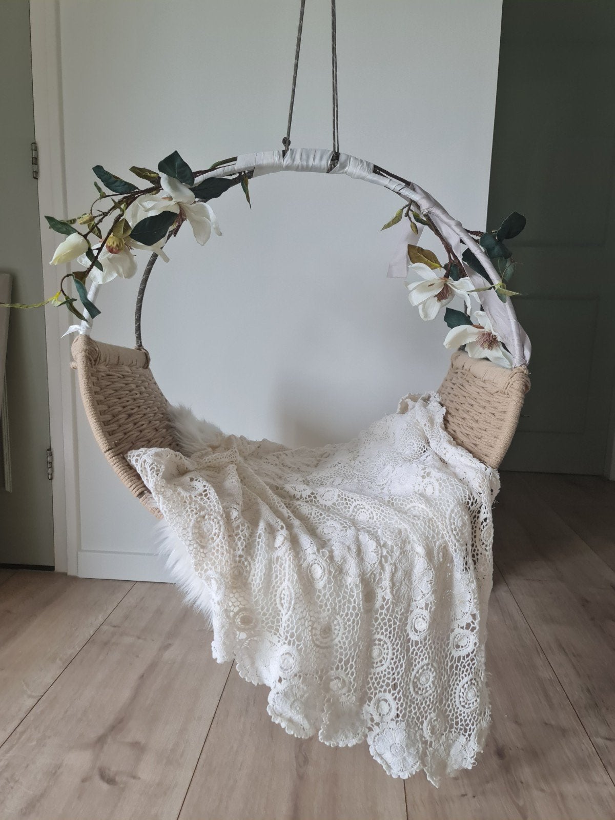 Newborn fotografie props schommel, Ophalen, Nieuw