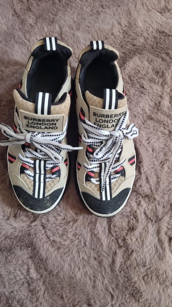 Burberry London England Sneakers - Maat 38, Beige, Ophalen of Verzenden, Sneakers of Gympen, Burberry