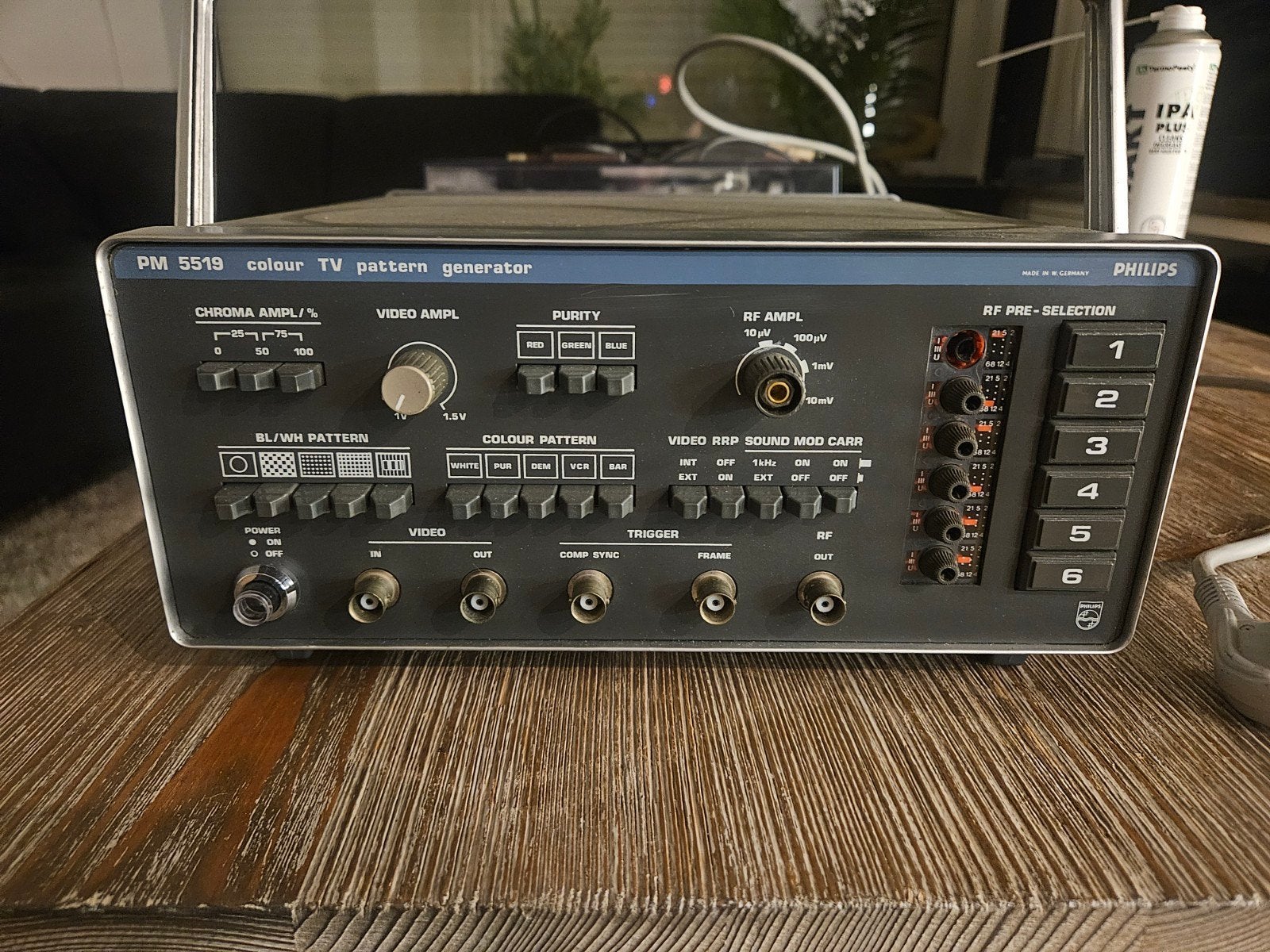 Philips PM 5519 Patroon Generator voor TV, Ophalen of Verzenden, Zo goed als nieuw, Tv en Weergevers