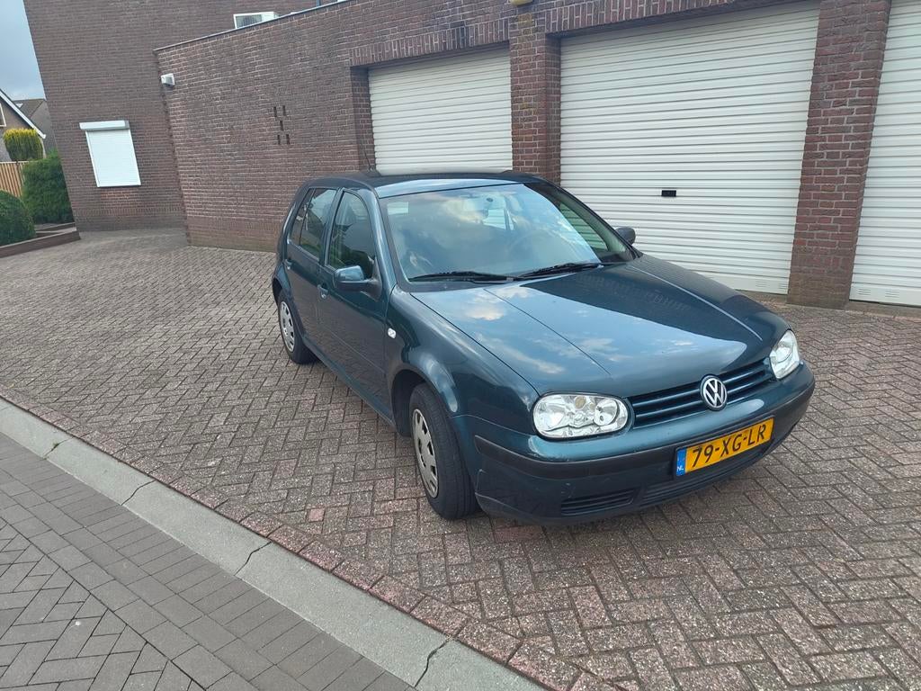 Volkswagen Golf 1.4 75pk 2003 Groen loop of sloop MET APK, Ophalen