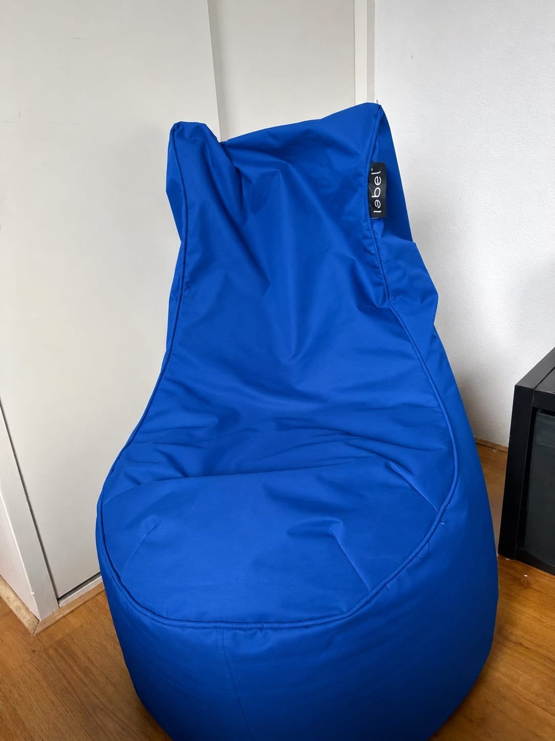 Blauwe zitzak - Comfortabel en stijlvol, Ophalen, Gebruikt, Blauw, Zitzak