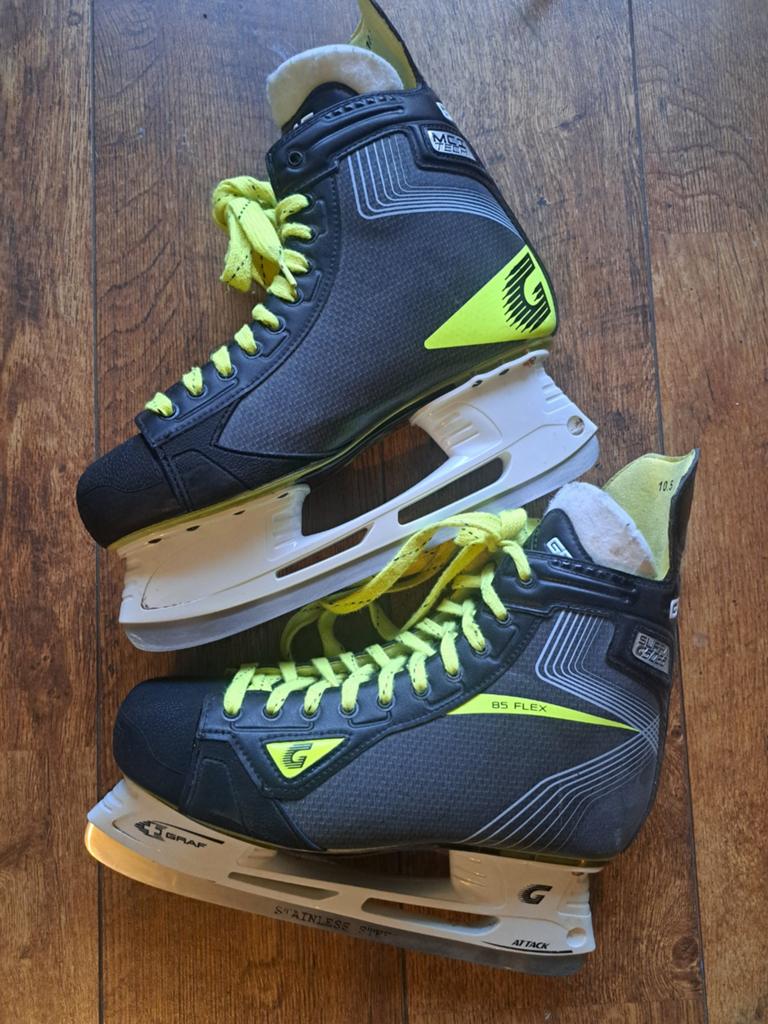 Graf Supra 735 IJshockeyschaatsen - Maat 10.5, Ophalen of Verzenden, Gebruikt, IJshockeyschaatsen, Overige merken