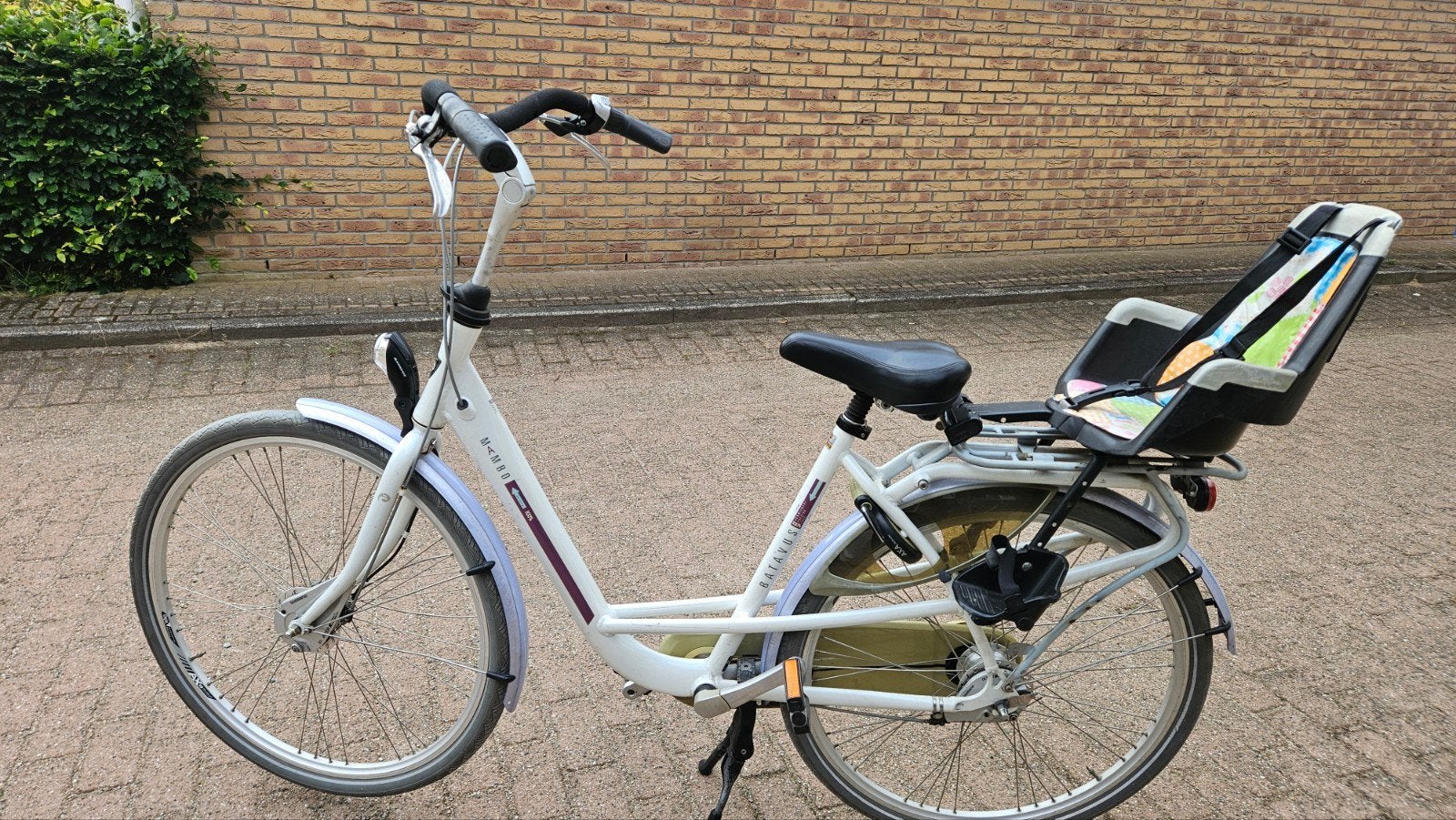 Batavus Mambo moederfiets met kinderzitje, Fietsen en Brommers, Fietsen | Dames | Moederfietsen, Versnellingen, Batavus, Ophalen of Verzenden