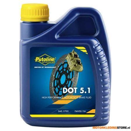 Putoline Remvloeistof DOT 5.1 500ml, Blauw, Ophalen of Verzenden, Nieuw met kaartje
